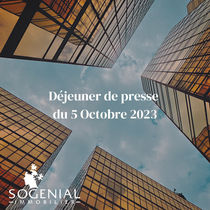 Déjeuner de presse du 5 octobre Sogenial immobilier