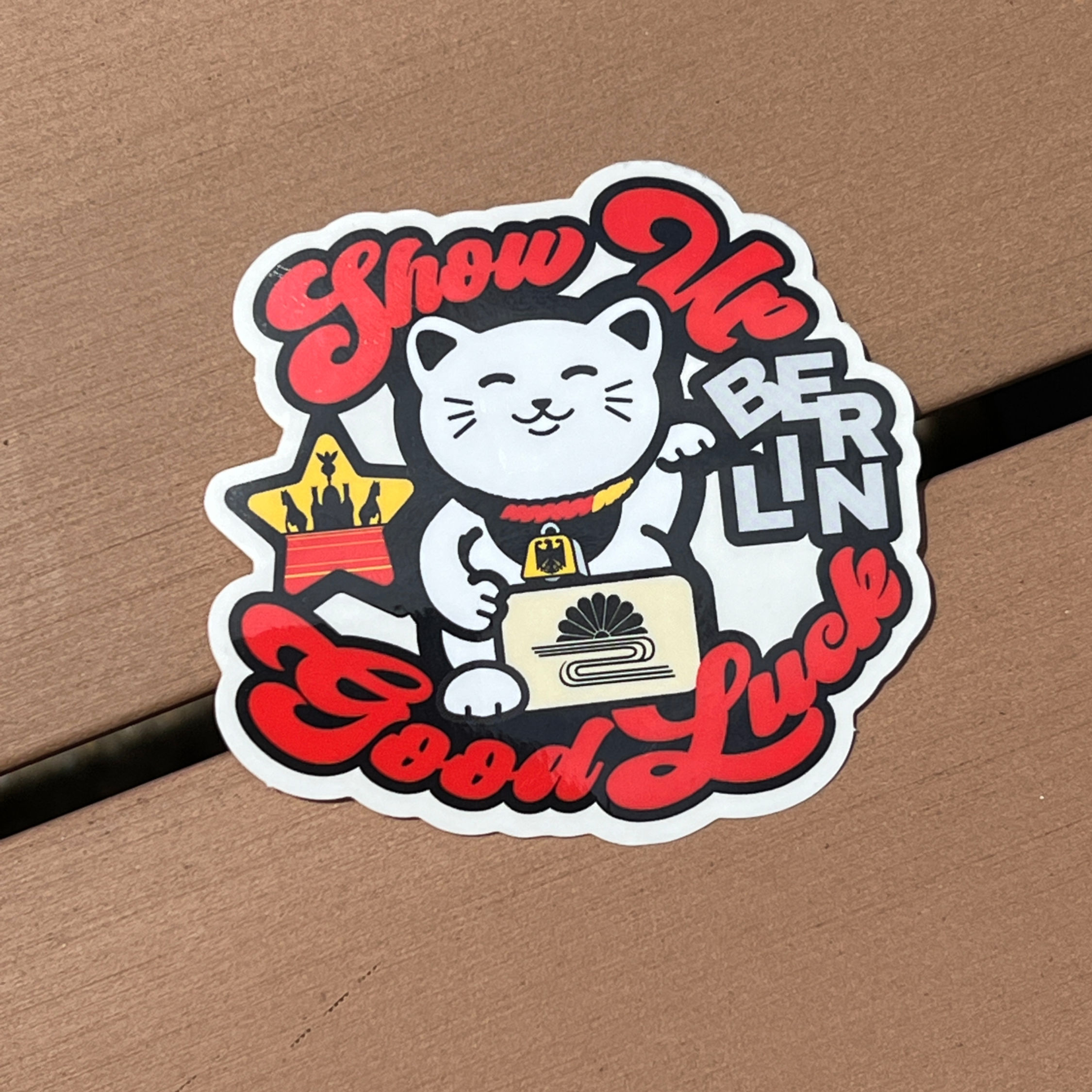 "Good Luck" Berlin edition sticker