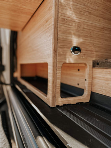 overland van interior