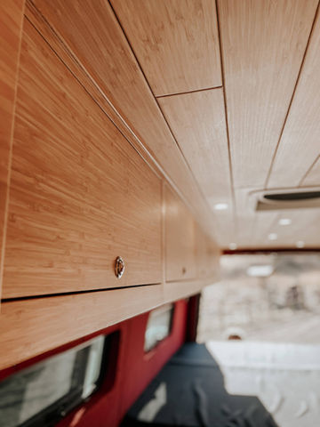 van life clothes storage