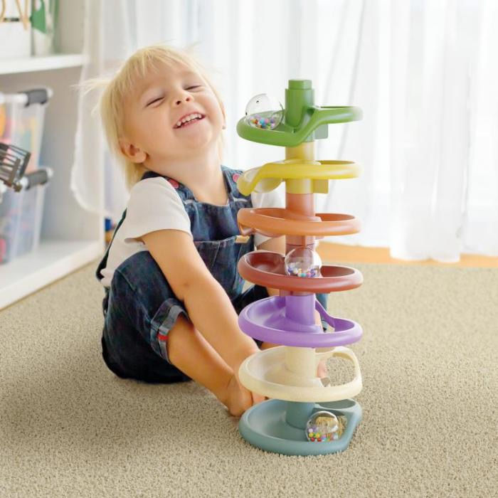 מדרון כדורים ספירלה אקולוגי