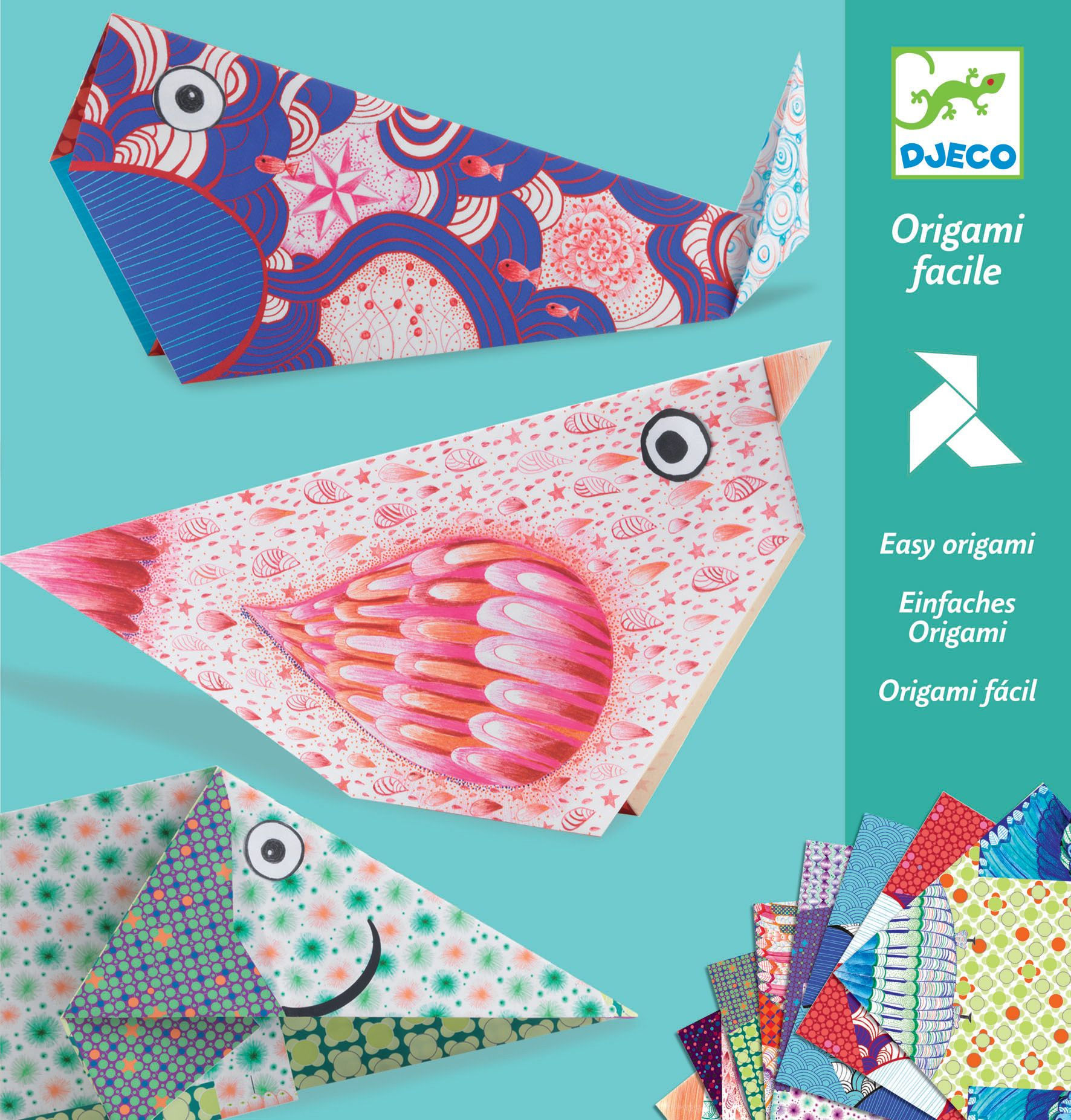 יצירה אורגמי חיות גדולות DJECO