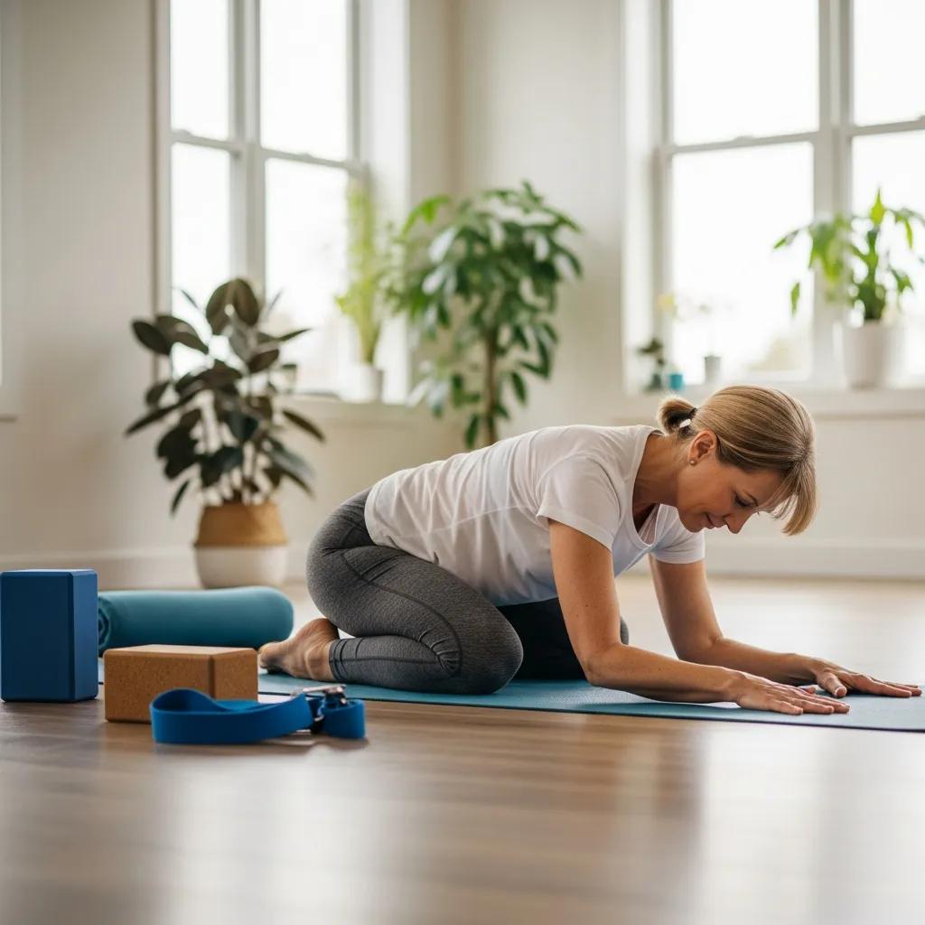 Gentle Yoga Poses for Flexibility & Balance Over 40