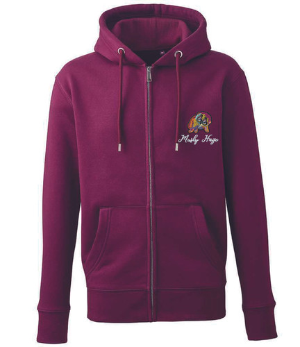 Organic Zip Hoodie | Musky Haze