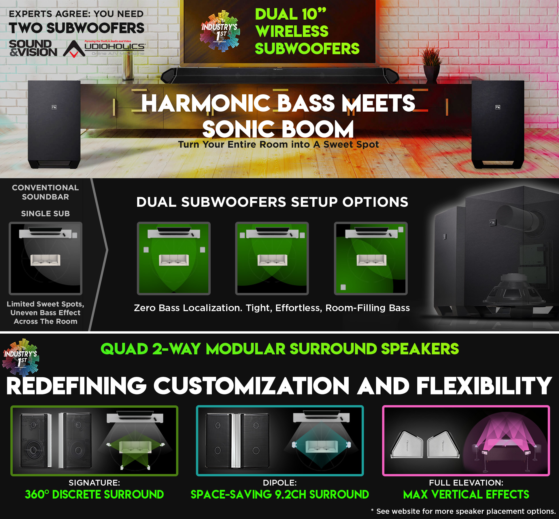 Nakamichi Shockwafe Ultra Soundbar with Dolby Atmos El Salvador Ubuy