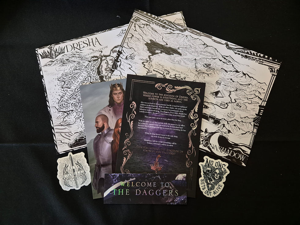 Kingdom of Crowns and Daggers Art & Sticker Pack