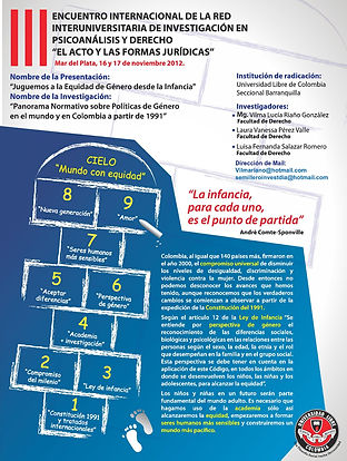 POSTER FINALJuguemos a la Equidad de Gen