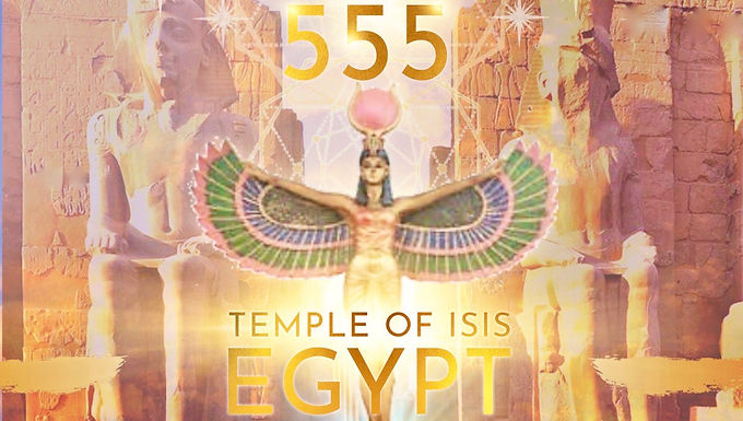 555 STARGATE PORTAL- 9D CODES ACTIVATION from the TEMPLE OF ISIS, EGYPT