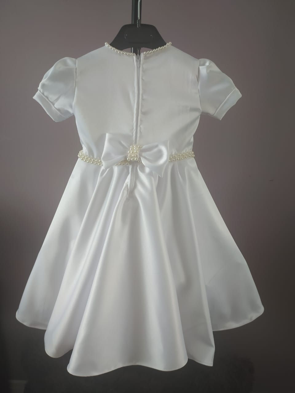 Miniatura: Vestido Infantil Branco Longo 2 anos