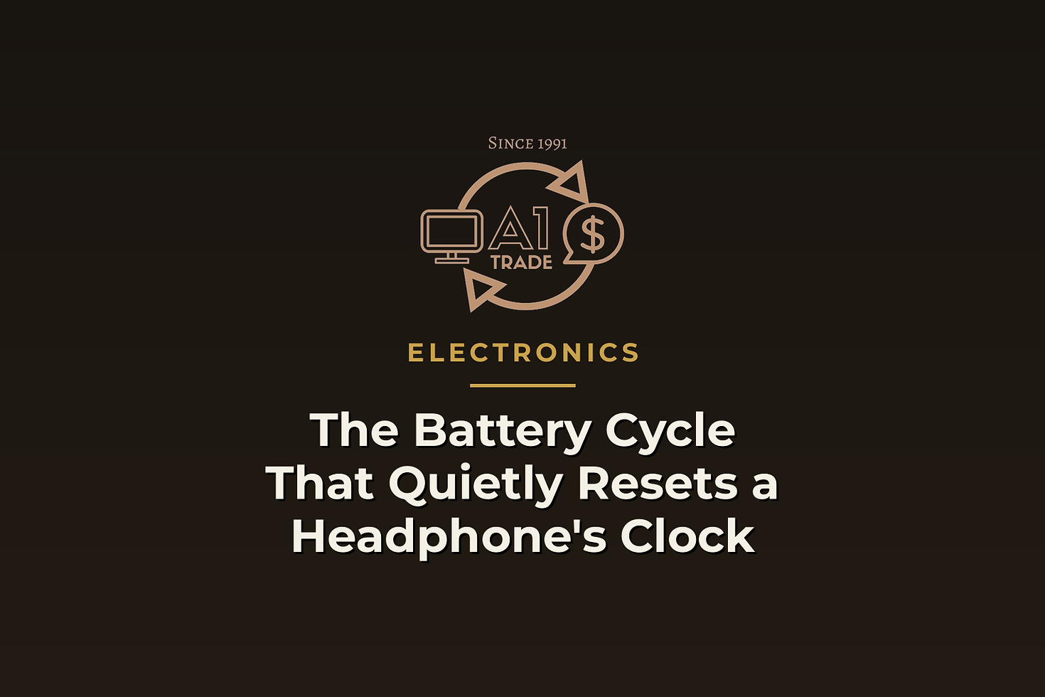 The Battery Cycle That Quietly Resets a Headphone's Clock