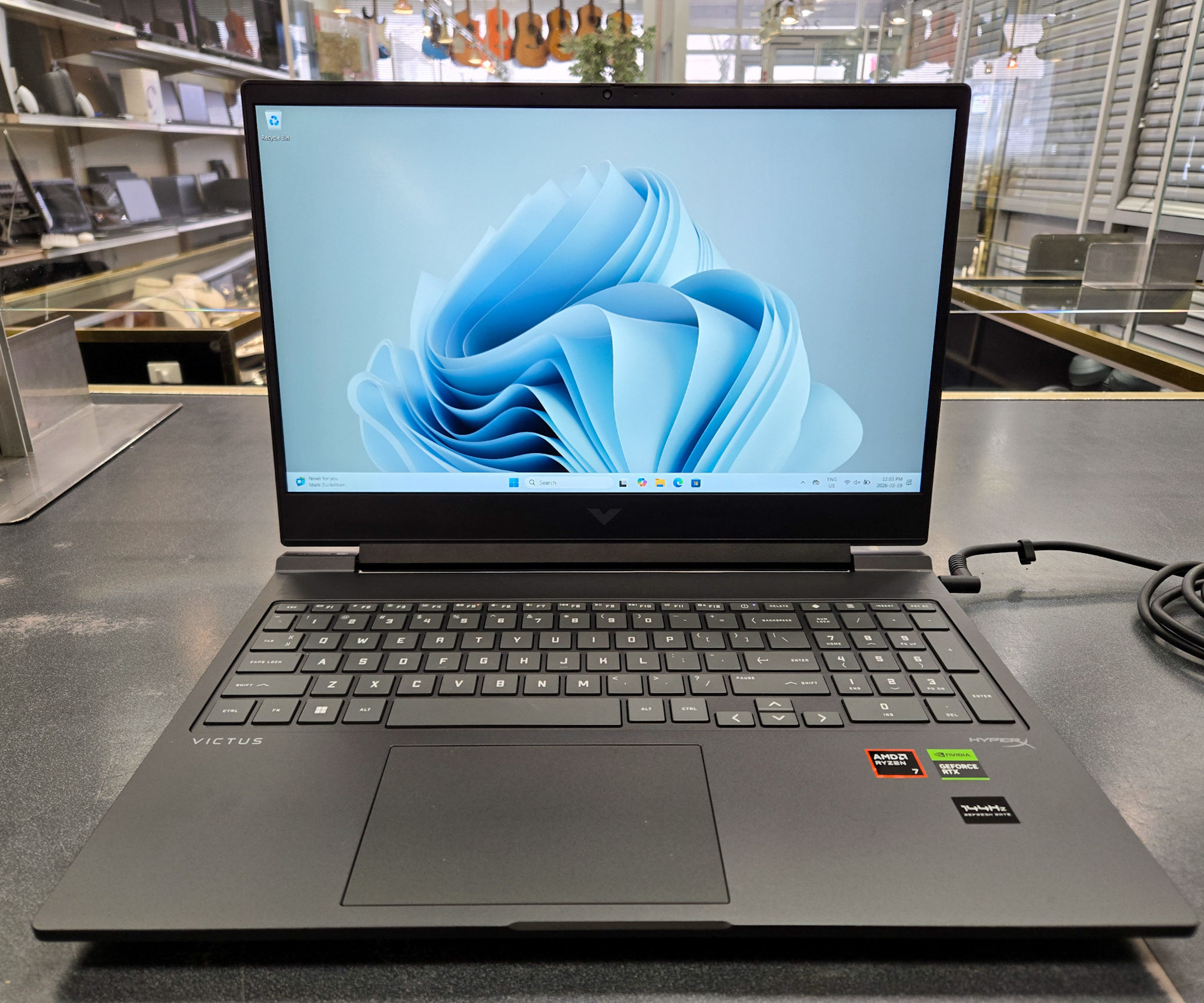 HP Victus 16 gaming laptop (16-s1023dx) with Ryzen 7 8845HS and RTX 4070, upgraded 64GB RAM and 2TB NVMe