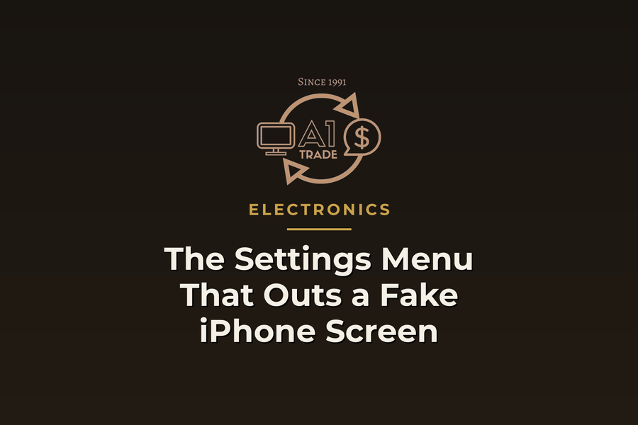 Image for: The Settings Menu That Outs a Fake iPhone Screen