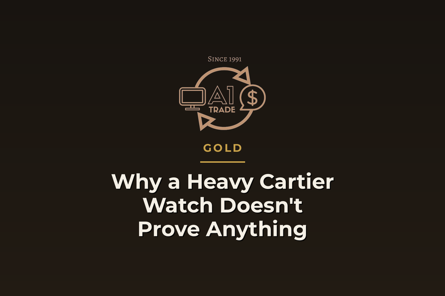 Image for: Why a Heavy Cartier Watch Doesn't Prove Anything