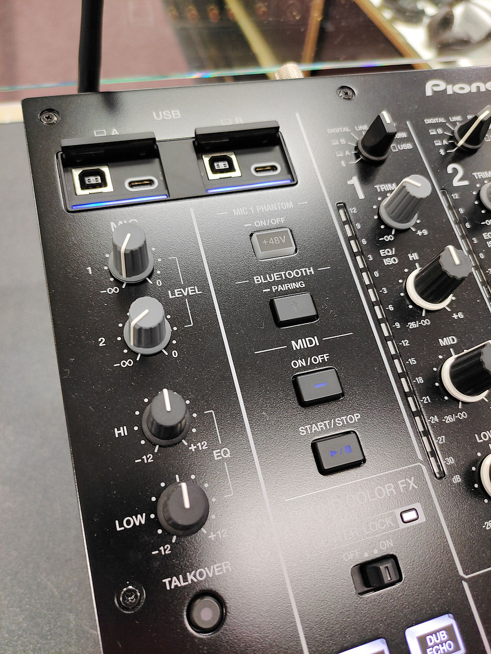 Thumbnail: Pioneer DJ DJM-A9 4-channel professional DJ mixer in mint condition with original power cable
