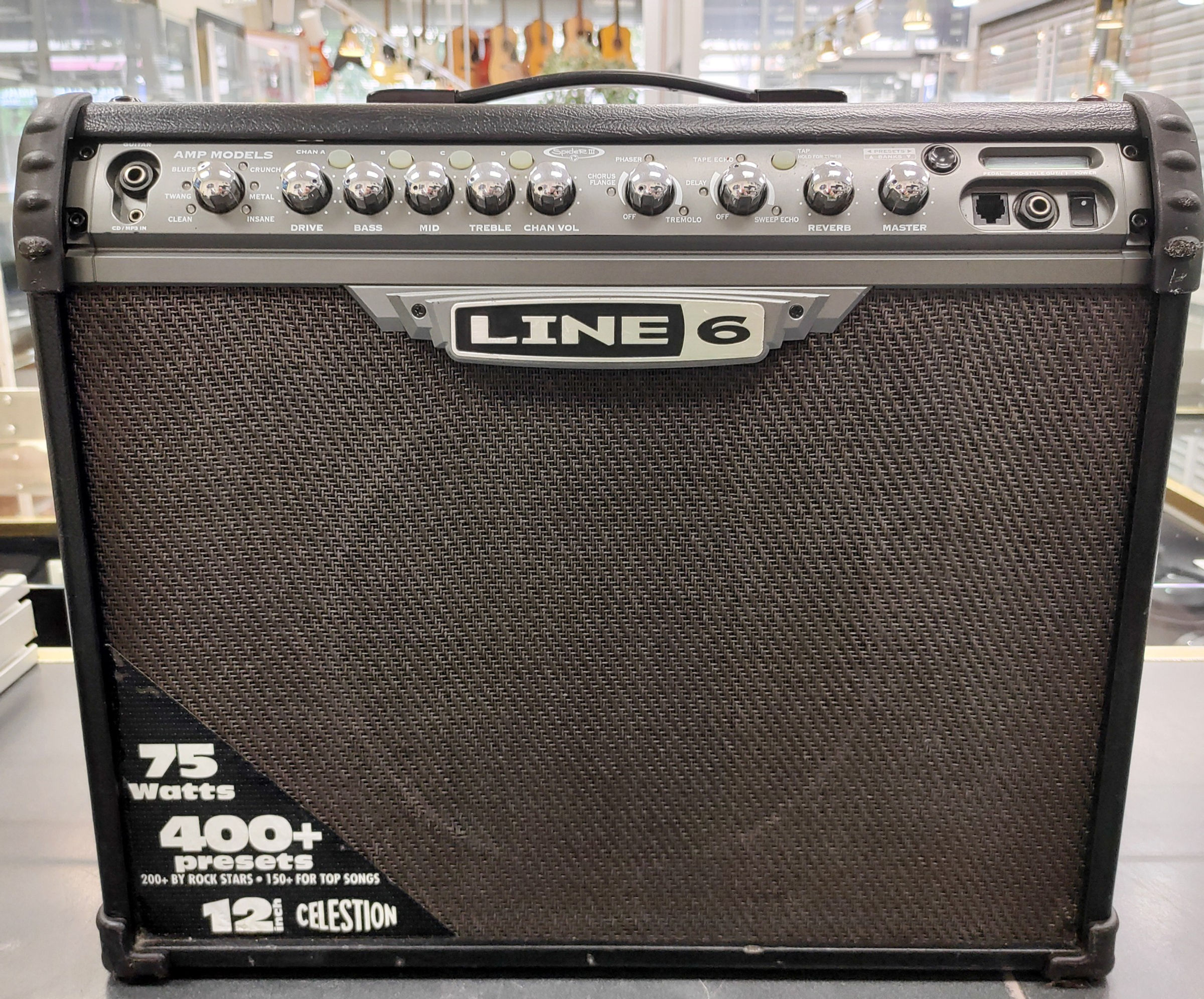 Line 6 Spider III 75 75W 1x12 Combo Guitar Amplifier