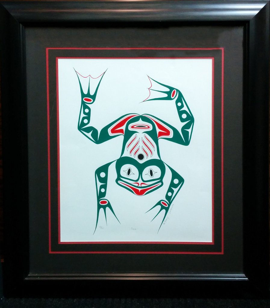 Frog by Percy Lemaigre 98 - 80*71.5 cm - Framed