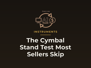 The Cymbal Stand Test Most Sellers Skip