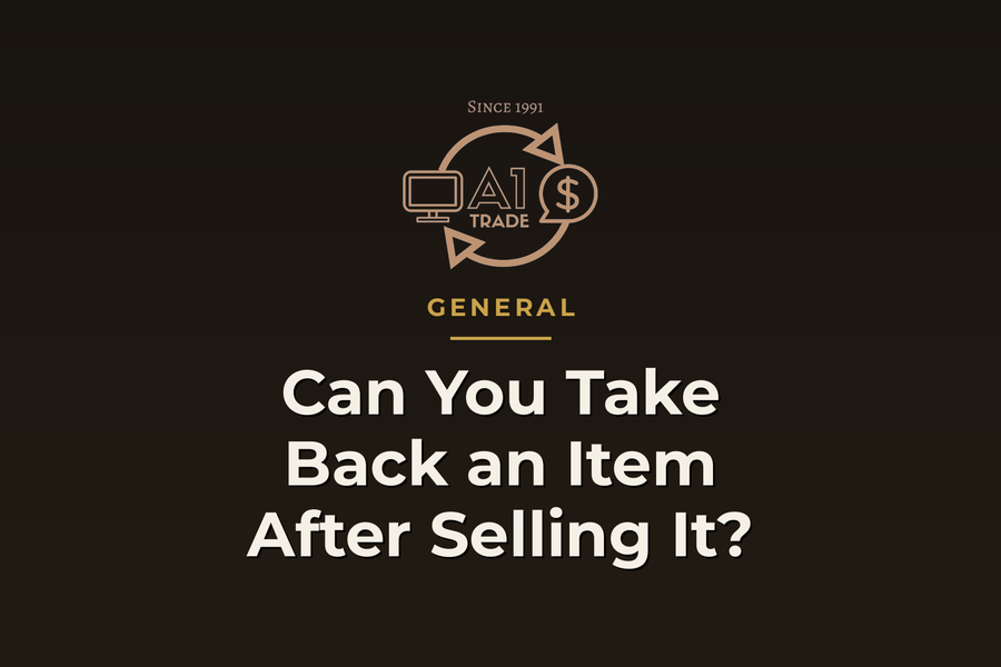Image for: Can You Take Back an Item After Selling It?