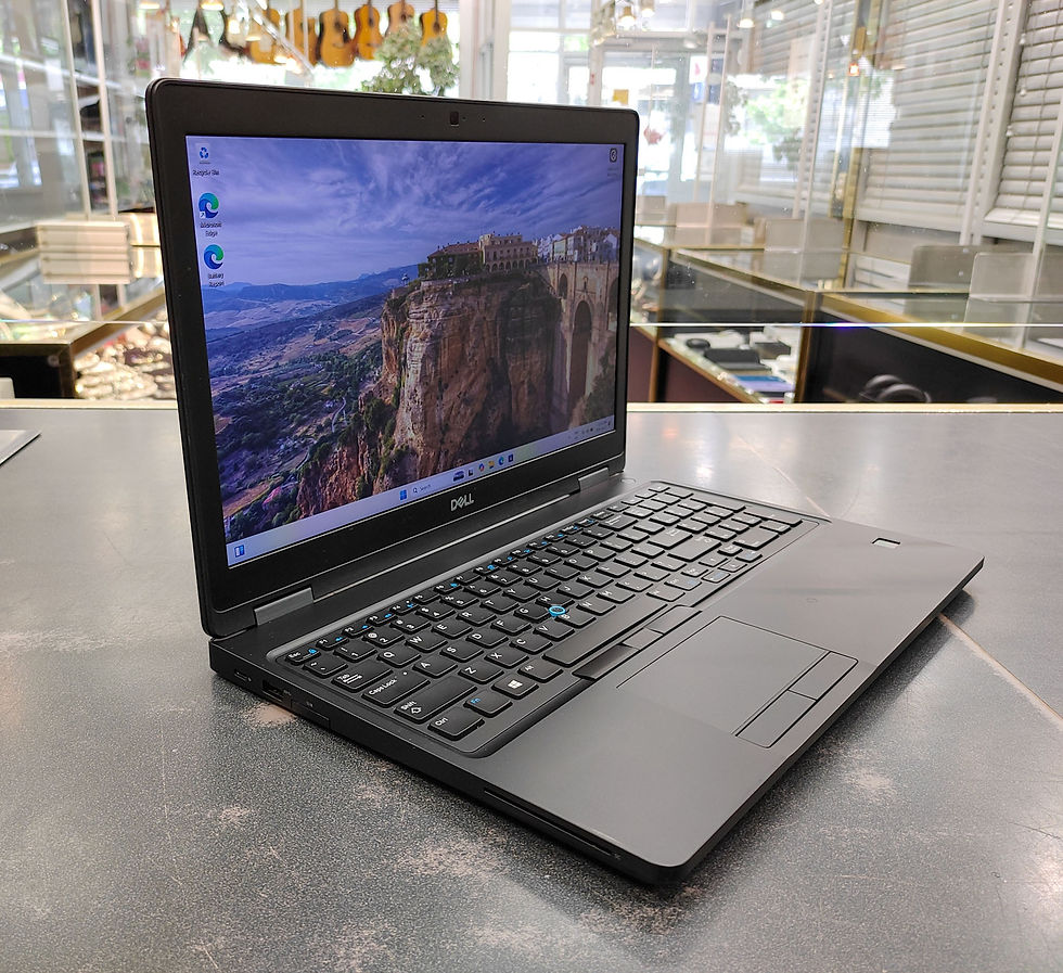 Dell Latitude 5590 business laptop with Windows 11, backlit keyboard, ports, battery report, and original Dell charger