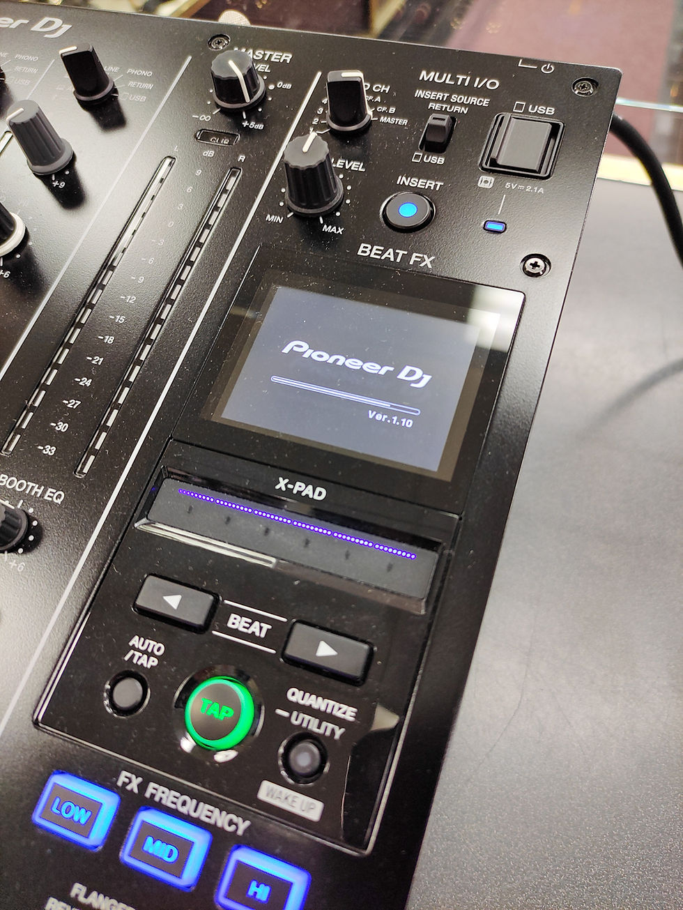 Thumbnail: Pioneer DJ DJM-A9 4-channel professional DJ mixer in mint condition with original power cable