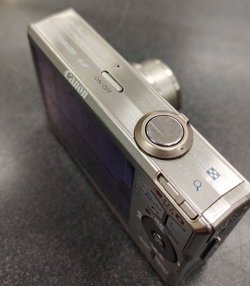 Thumbnail: Silver Canon PowerShot SD790 IS digital camera with original battery, charger and 4GB SD card