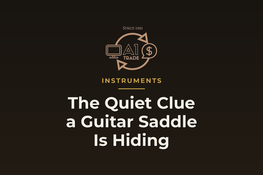Image for: The Quiet Clue a Guitar Saddle Is Hiding