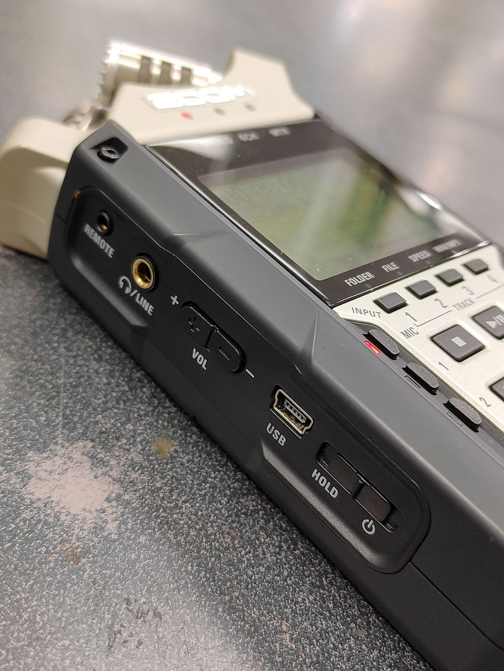 Thumbnail: Zoom H4n Pro portable four-track digital audio recorder with original protective case