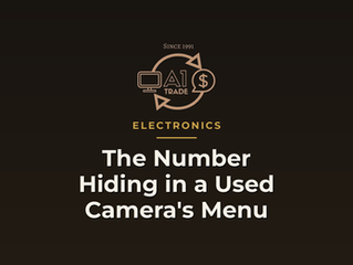The Number Hiding in a Used Camera's Menu