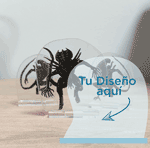 Printed Transparent Methacrylate Tokens