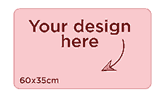 Mat size 60x35 cm