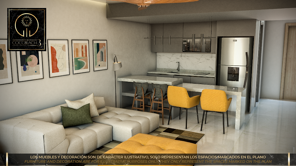 Miniatura: Coco Beach 3 (Usd) Playa del Carmen Condos Mèxico