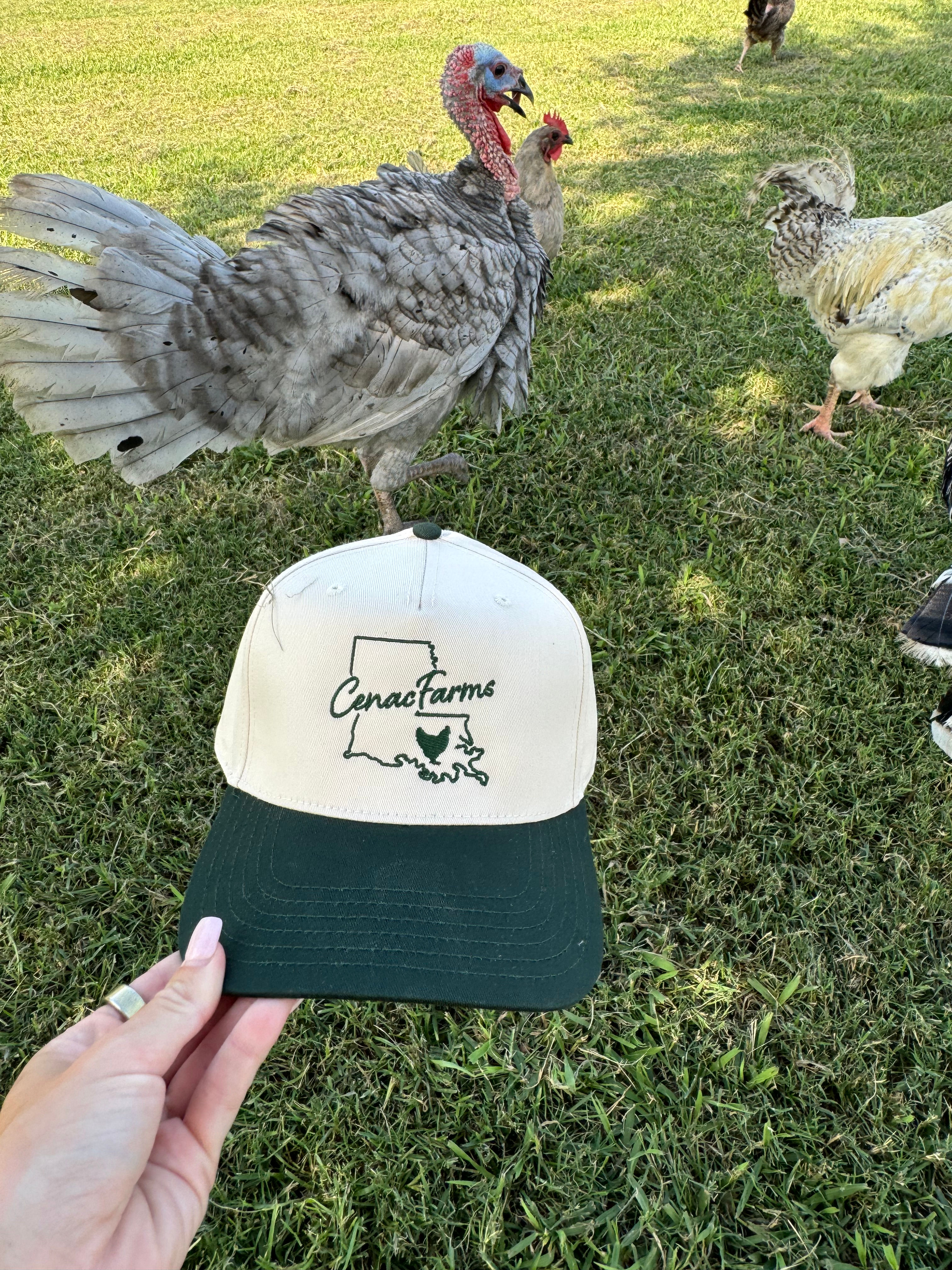 Natural/Green Trucker