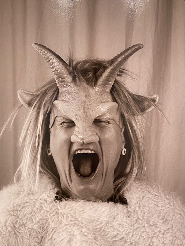 Day Wheeler, self-portrait, photography, goat woman