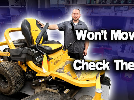 Cub Cadet Zero Turn Won't Move? Check These!