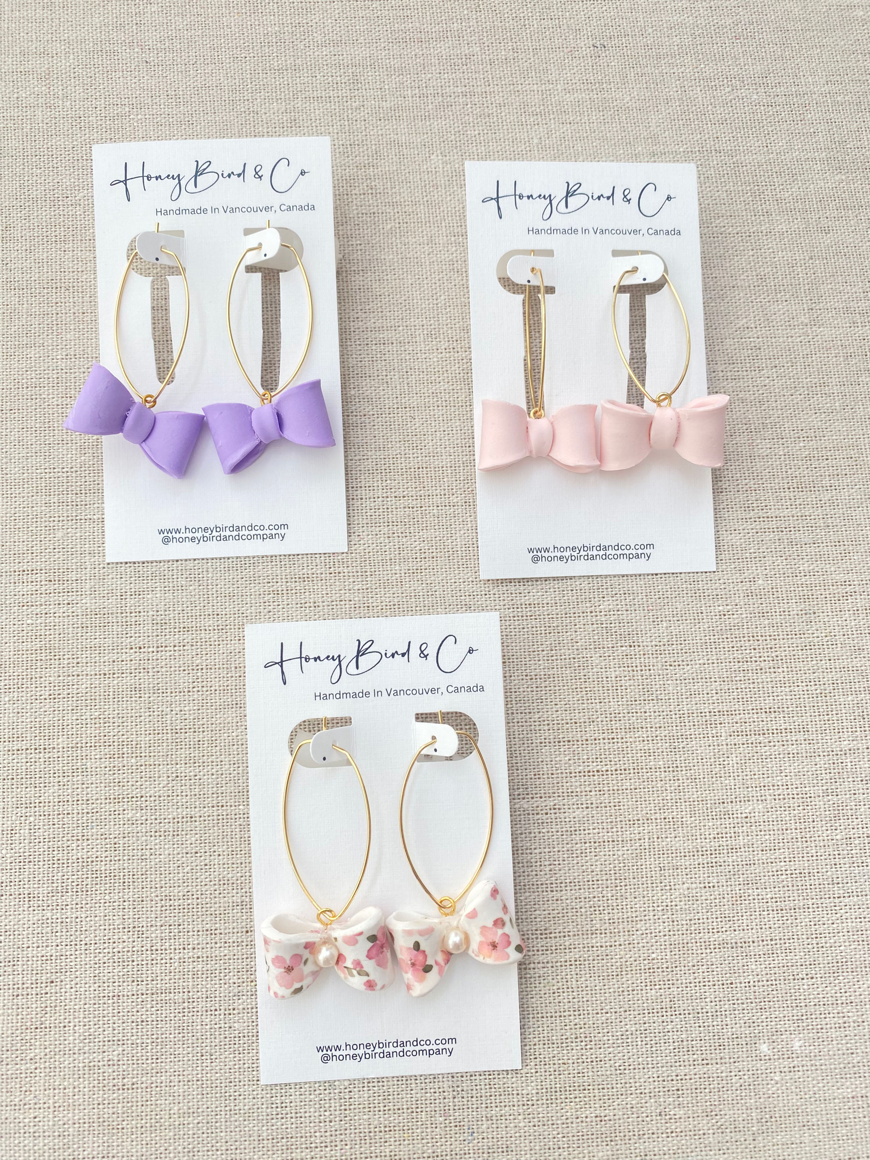     Grace Bow Hoops