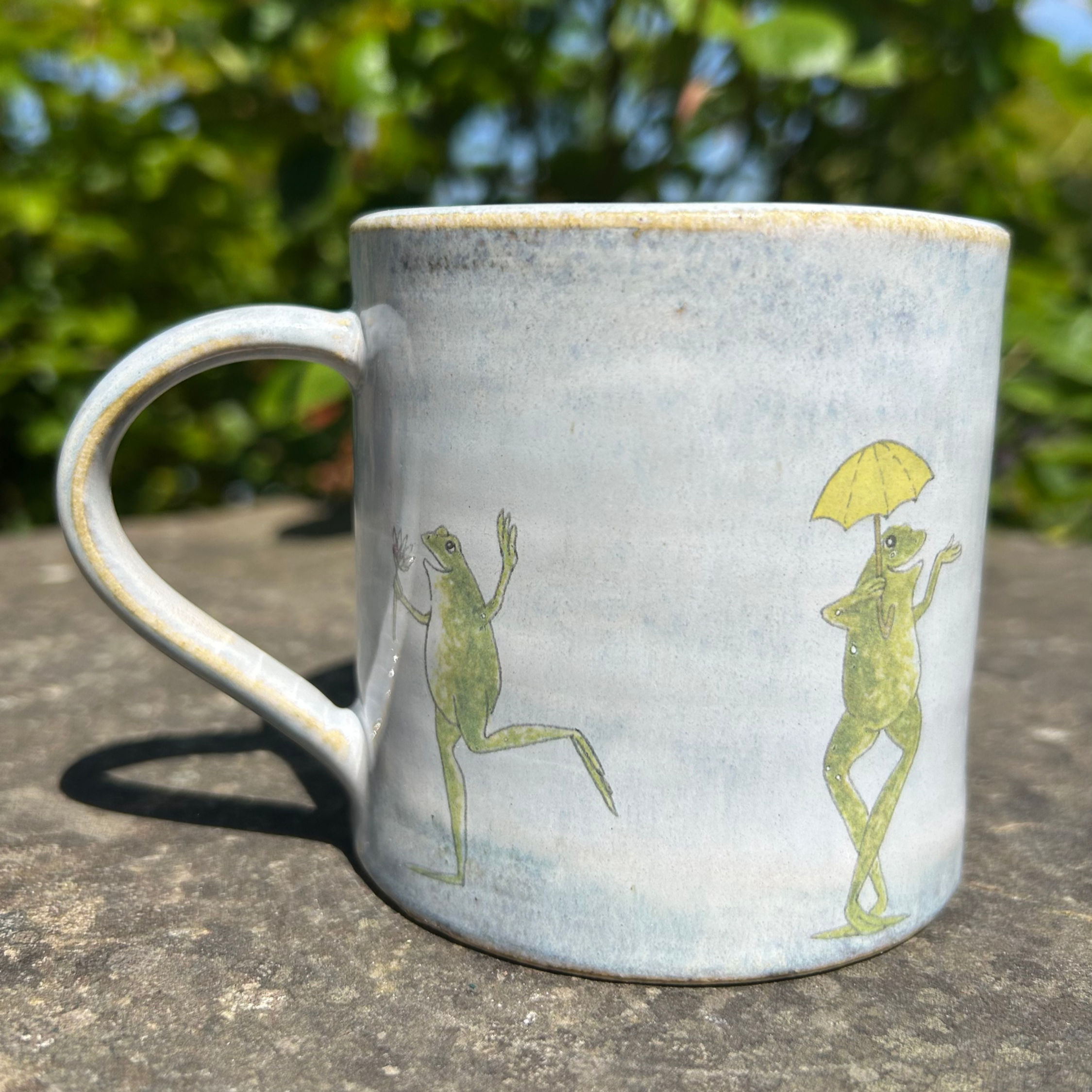 Blue Frog Mug