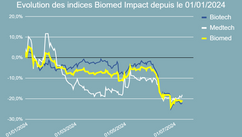 Performance de l'indice Biomed Impact en 2024