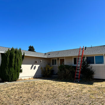 After Photo from ground angle with new 30 year solaris shingles