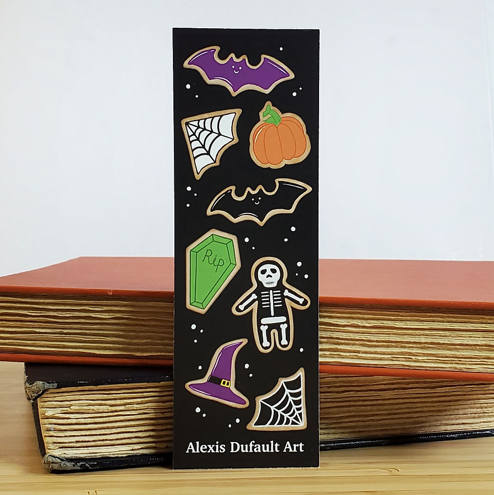 Thumbnail: Spooky Cookie Bookmark