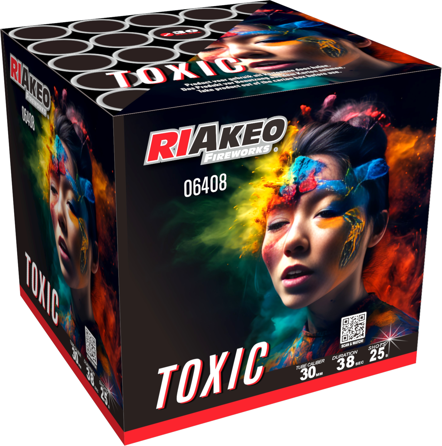 "Toxic", Riakeo / 25 skud / 30 MM / 460 g NEM