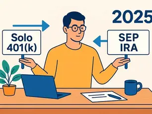Solo 401(k) or SEP IRA? Choosing the right self-employed retirement plan for 2025
