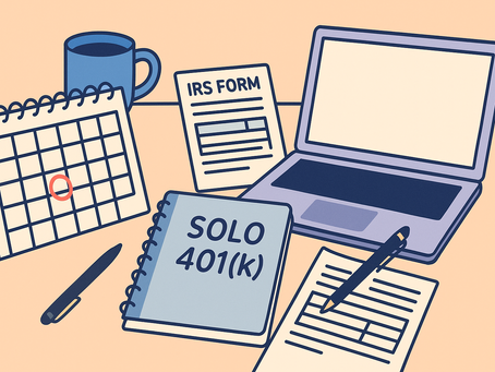 Solo 401k Calendar Dates