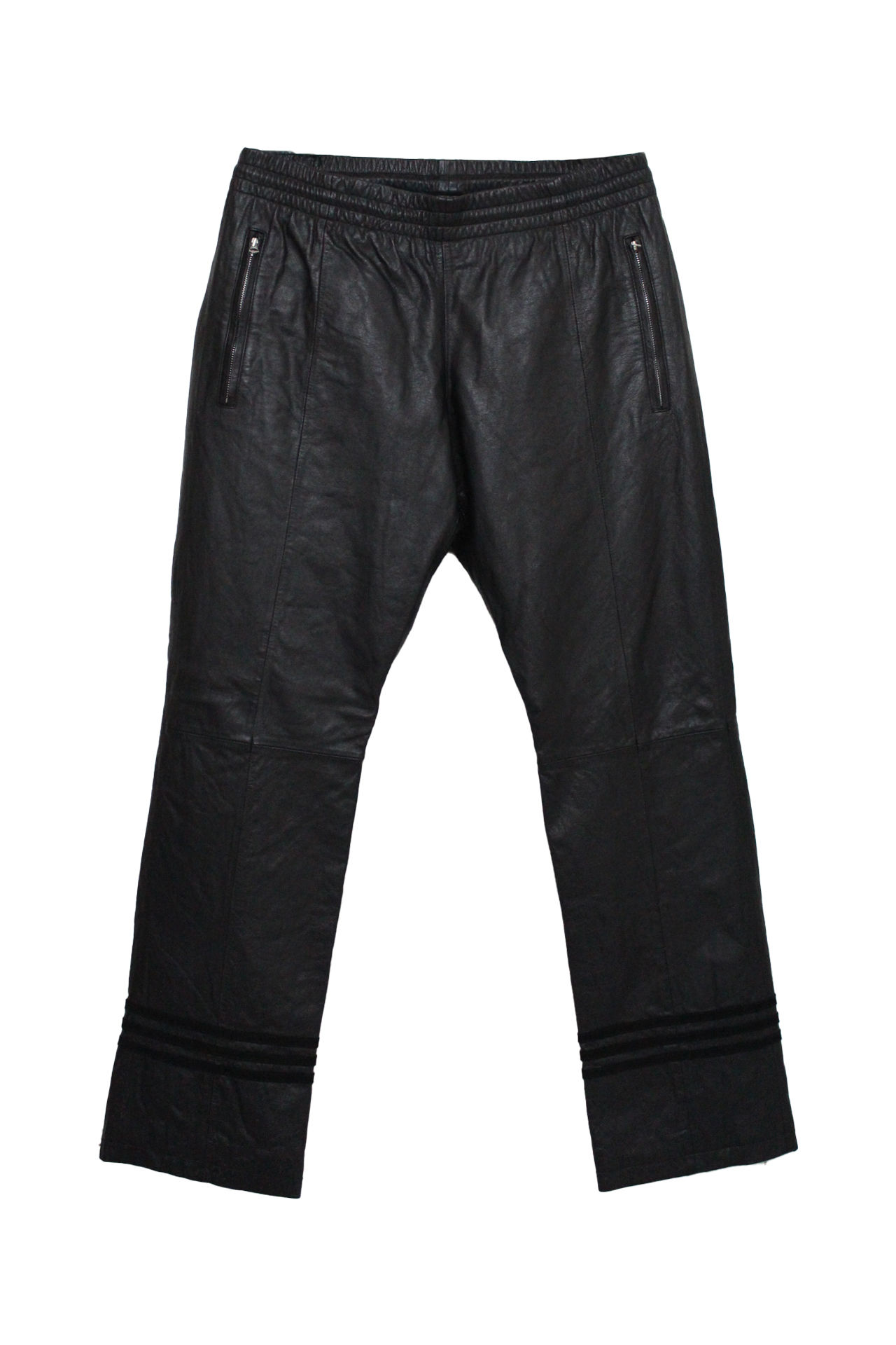 𝗔𝗗𝗜𝗗𝗔𝗦 ORIGINALS  STRAIGHT LEATHER PANTS