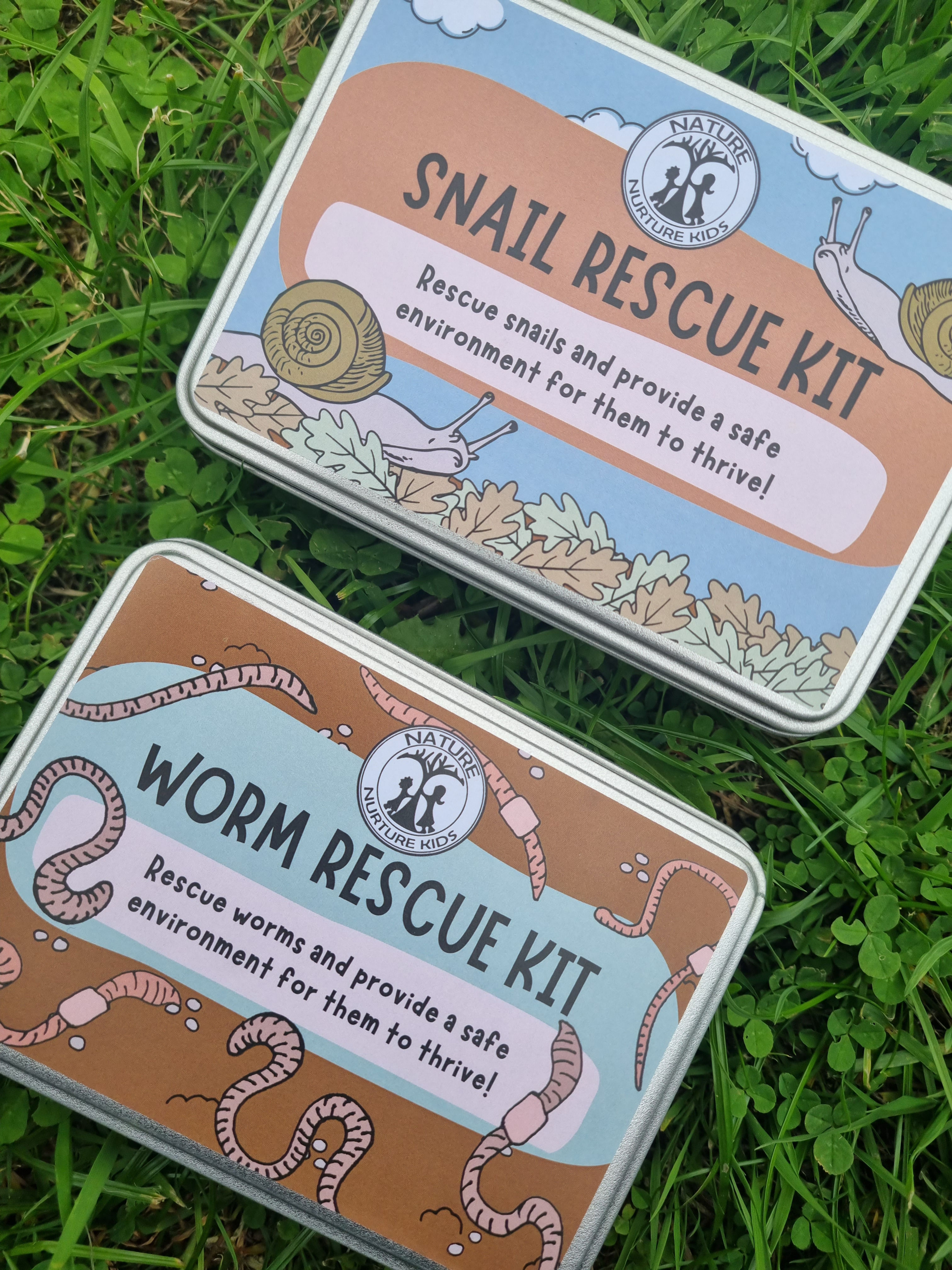 Snail Rescue Kit and Worm Rescue Kit Bundle