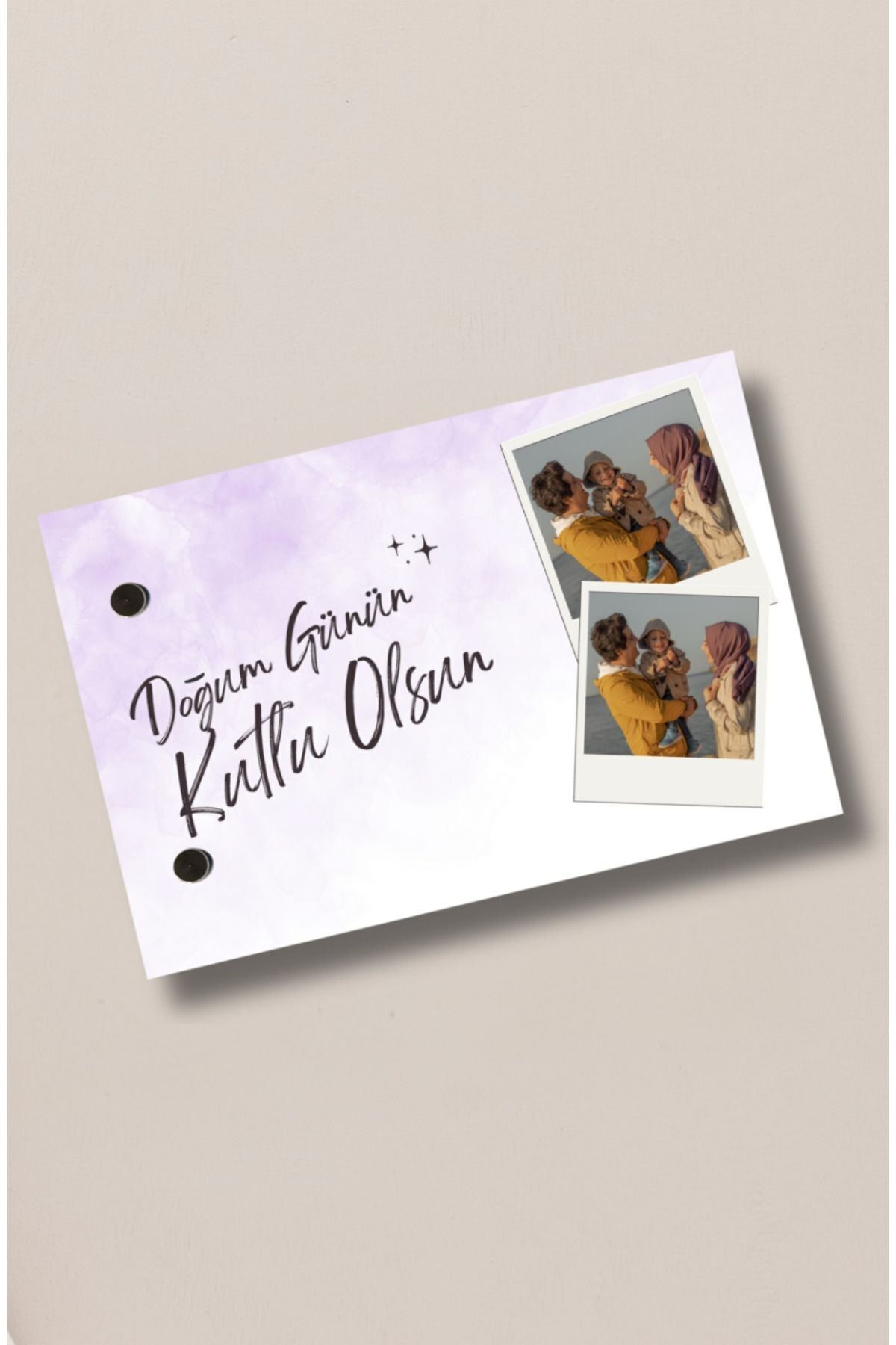 Kişiye Özel Flipbook Mor Doğum Günü 20 Sayfa Fotoğraf Albümü