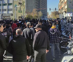 tehran bazaar protest