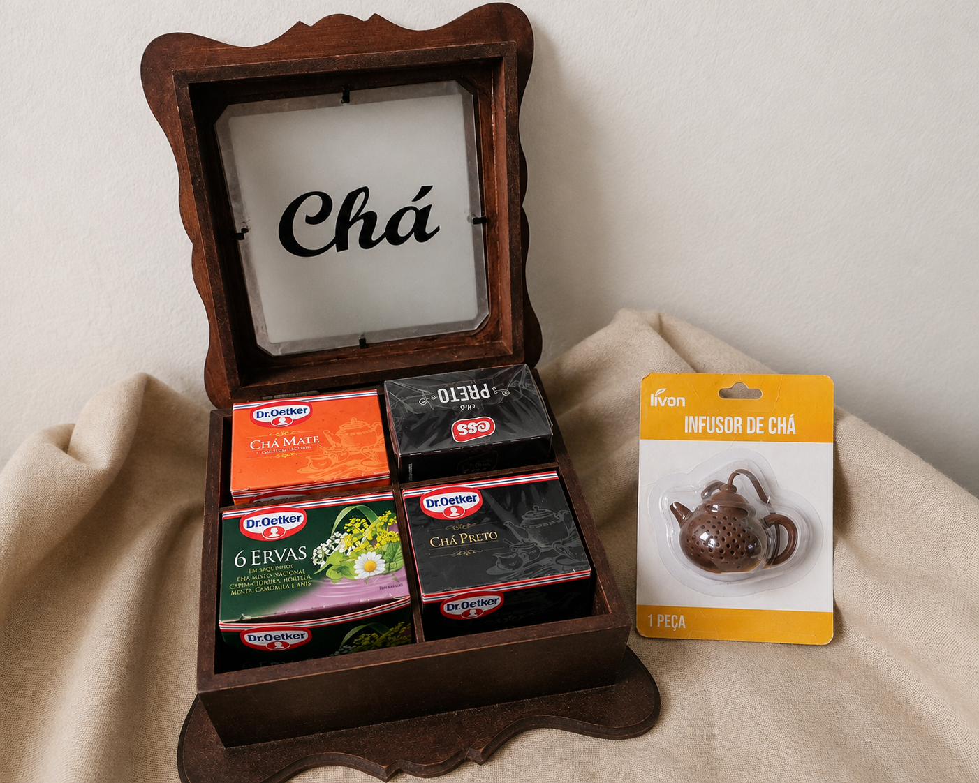 Caixa de Chá Doce Pausa