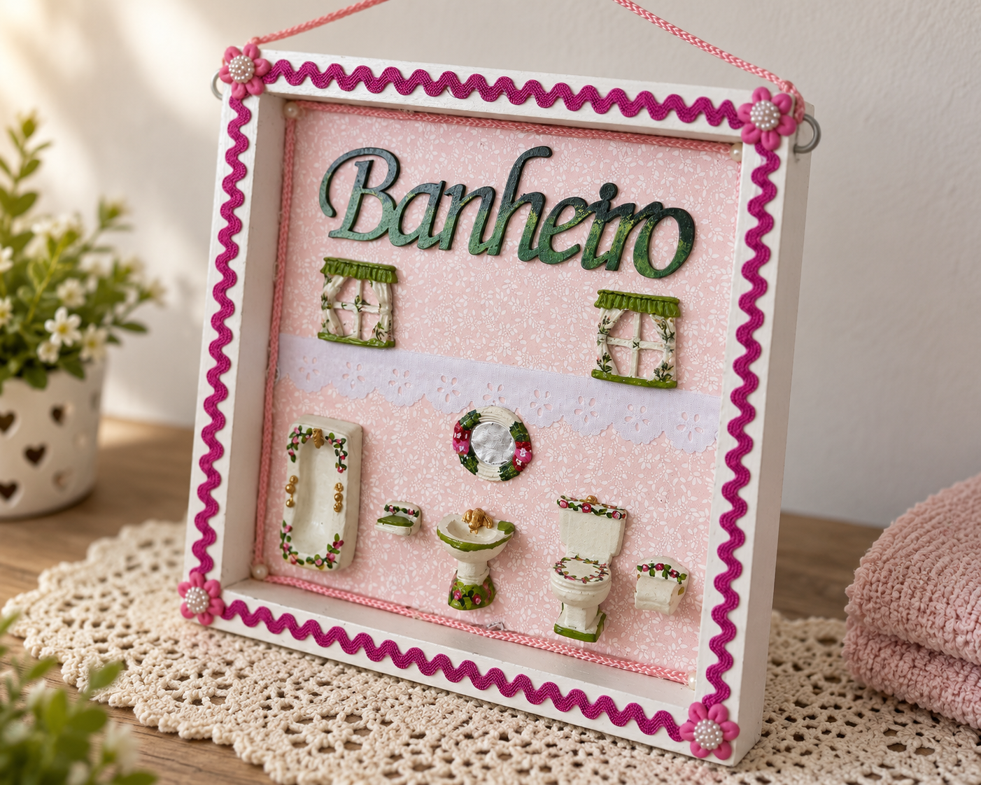 Placa Cantinho do Banho — foto 3