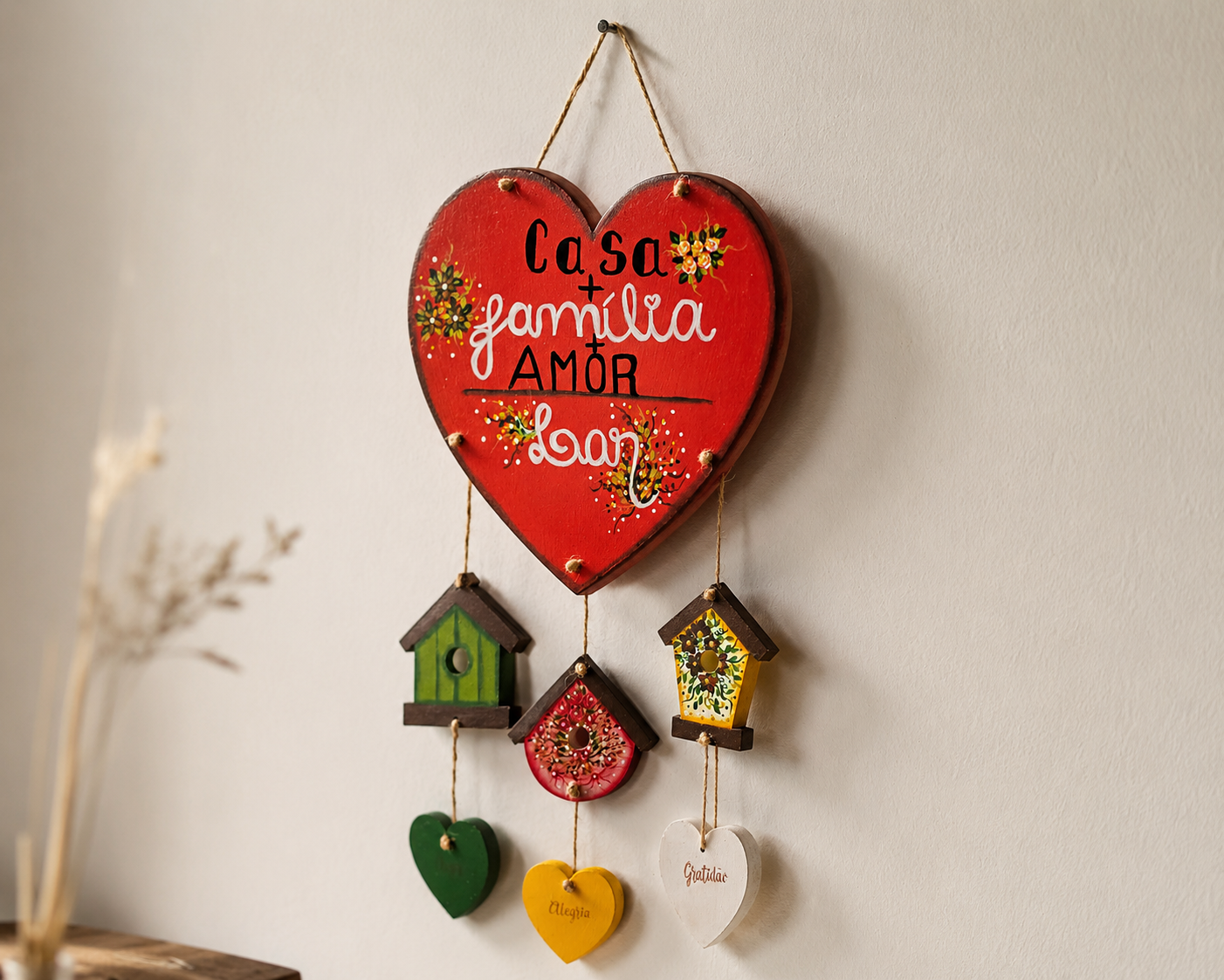 Placa Onde Mora o Amor