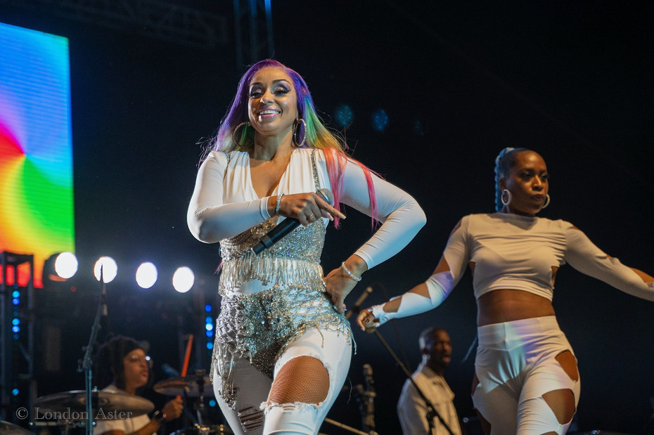 Mya performing live at pride 2021